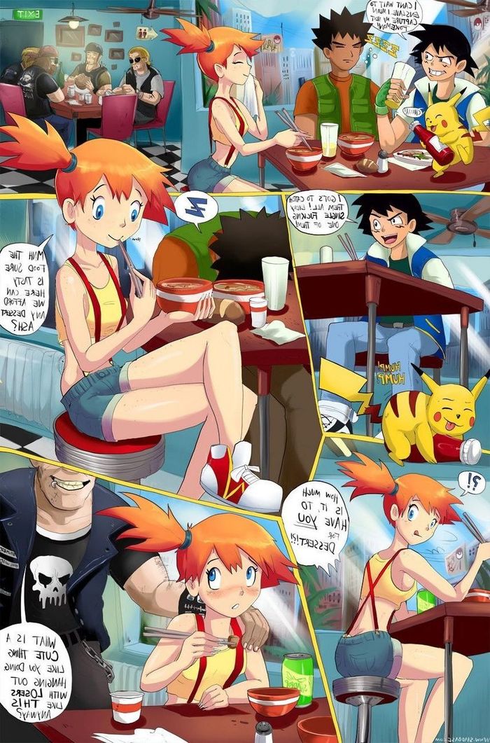 Fuckemon Misty Gets Wet Porn Comics